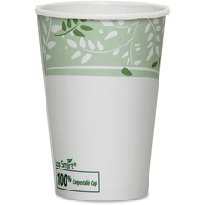 Georgia DXE 2342PLA Dixie Viridian Pla-lined Paper Hot Cups By Gp Pro 