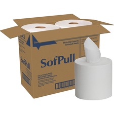 Georgia GPC 28143 Sofpull Centerpull High-capacity Paper Towels By Gp 