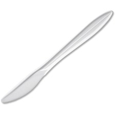 Dart DCC K6BW Dart Style Setter Medium-weight Plastic Cutlery - 1 Piec