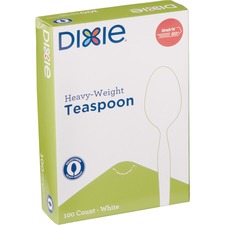 Georgia DXE TH207 Dixie Heavyweight Disposable Teaspoons Grab-n-go By 