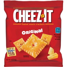 Kelloggs KEB 12233 Cheez-itreg Crackers - Cheese - 1 Serving Bag - 8  