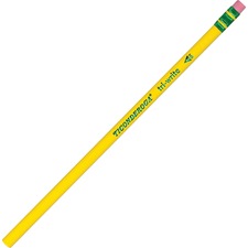 Dixon DIX 13856 Ticonderoga Tri-write No.2 Pencils - 2 Lead - Black Le