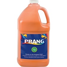 Dixon DIX 22802 Prang Liquid Tempera Paint - 1 Gal - 1 Each - Orange