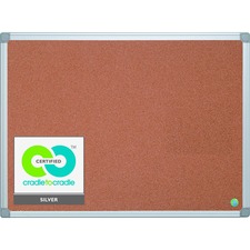 Bi-silque BVC CA051790 Mastervision Aluminum Frame Recycled Cork Board