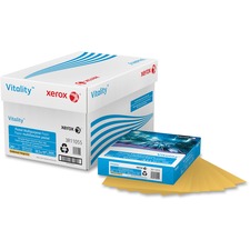 Domtar XER 3R11055 Xerox Vitality Pastel Multipurpose Paper - Goldenro