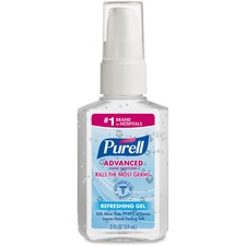 Gojo GOJ 960624 Purellreg; Sanitizing Gel - 2 Fl Oz (59.1 Ml) - Pump B