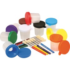 Pacon 5104 Creativity Street Color-coordinated Painting Set - Art, Pai