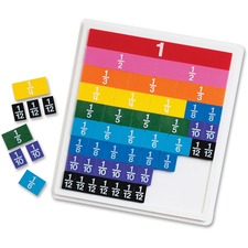 Learning LRN LER0615 Rainbow Fraction Tiles - Themesubject: Learning -