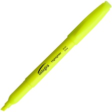 Integra ITA 36181 Pen Style Fluorescent Highlighters - Chisel Marker P