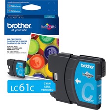 Original Brother LC61C Ink Cartridge - Cyan - Up To 325 Pages Per Cart