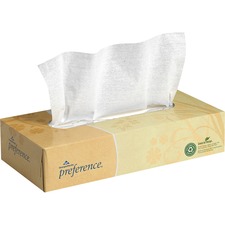 Georgia GPC 48100CT Georgia-pacific Preference Flat Box Facial Tissue 