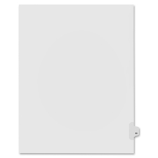 Kleerfax KLF 91098 Kleer-fax Numeric Laminated Tab Index Dividers - Pr