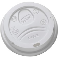 Georgia DXE D9542 Dixie Drink-thru Lid - Round - Plastic - 100  Pack -