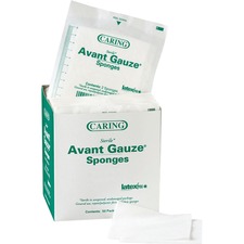 Medline MII PRM21224 Medline Avant Sterile Gauze Sponges - 4 Ply - 2 X