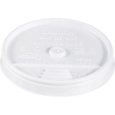 Dart DCC 16UL Dart Sip Thru Cup Lid - Round - Polystyrene - 1000  Cart