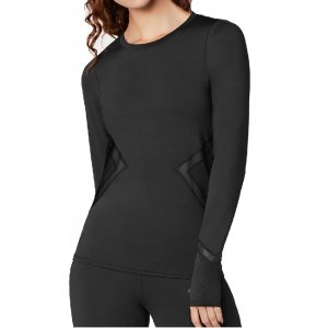 Urban URBAN SAV US105BLKM-M Carnegie Women's Long Sleeve Top In Black