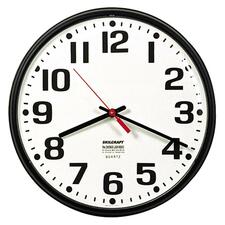 National 6645013897958 Skilcraft Slimline Wall Clock - Analog - Quartz