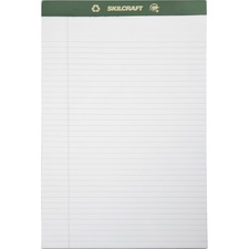 National 7530015169626 Skilcraft Perforated Chlorine Free Writing Pad 