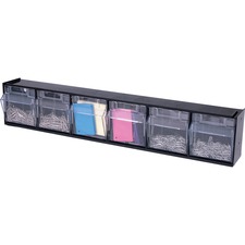 Deflecto DEF 20604OP Tilt Bin Interlocking Multi-bin Storage Organizer