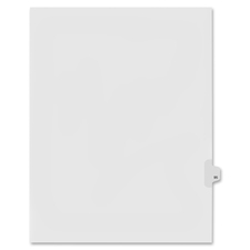 Kleerfax KLF 91095 Kleer-fax Numeric Laminated Tab Index Dividers - Pr