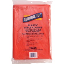 Genuine GJO 10326 Joe Plastic Rectangular Table Covers - 108 Length X 