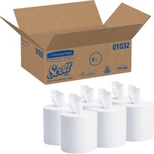 Kimberly KCC 01032 Scott Roll Control Center-pull Paper Towels - 1 Ply