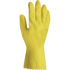 Impact PGD 8448L Proguard Flock Lined Latex Gloves - Large Size - Yell