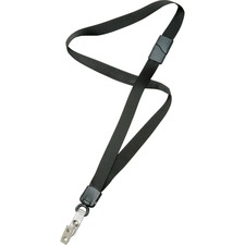 National 8455016130200 Skilcraft Bulldog Clip Deluxe Neck Lanyard - 12