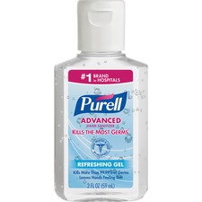 Gojo GOJ 960524 Purellreg; Advanced Sanitizing Gel - 2 Fl Oz (59.1 Ml)