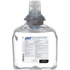 Gojo GOJ 539102 Purellreg; Sanitizing Foam Refill - 40.6 Fl Oz (1200 M