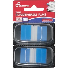 National 7510013152021 Skilcraft Repositionable Self-stick Flags - 1 X