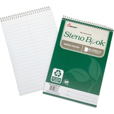 National 7530016002029 Skilcraft 17 Lb. Recycled Paper Steno Book - 60