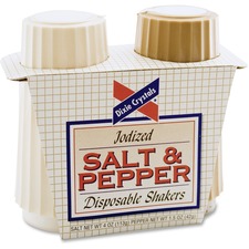 Hormel MKL SN16010 Dixie Crystals Salt  Pepper Shakers Set - Salt, Pep