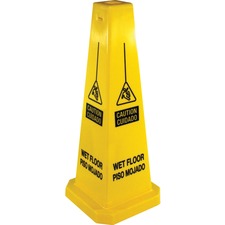 Genuine GJO 58880 Joe Bright Four-sided Caution Safety Cone - 1 Each -