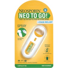 Johnson JOJ 512372200 Neosporin To Go Spray - For Pain - 0.26 Oz - 1 E