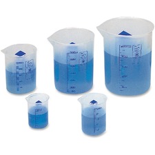 Learning LRN LER0306 Graduated Plastic Beakers - Plastic