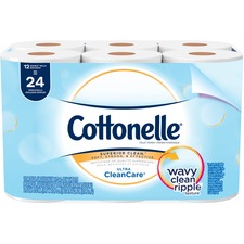 Kimberly KCC 12456 Cottonelle Clean Care Bathroom Tissue - 1 Ply - 4.2