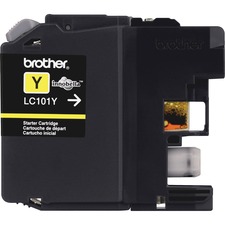 Original Brother LC101Y Original Ink Yellow, 300 Page Yield