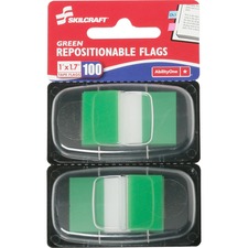 National 7510013152020 Skilcraft Repositionable Self-stick Flags - 1 X