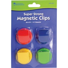 Learning LRN LER2692 Super Strong Magnetic Clips Set - 1.5 Diameter - 