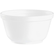 Dart DCC 10B20 Dart 10 Oz. Foam Bowls - - Foam, Polystyrene - Serving 