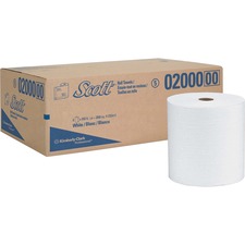 Kimberly KCC 02000 Scott High-capacity Hard Roll Towels - 1 Ply - 8 X 