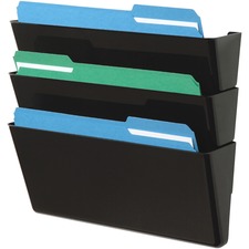 Deflecto DEF 73604 Stackable Docupocket Set - 3 Pocket(s) - 7 Height X