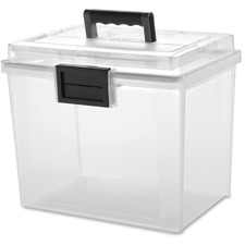 Iris IRS 110350 Weather Tight Portable File Box - External Dimensions: