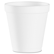 Dart DCC 10J12 Dart Small Foam Cups - 10 Fl Oz - 1000  Carton - White 