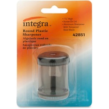 Integra ITA 42851 Handheld 1-hole Pencil Sharpener Canister - Desktop,