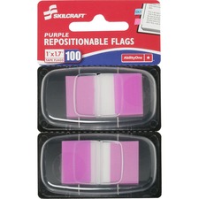 National 7510013158654 Skilcraft Repositionable Self-stick Flags - 1 X