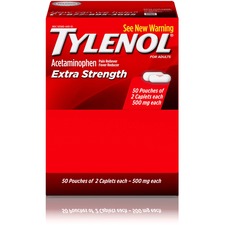 Johnson JOJ 44910 Tylenol Extra Strength Caplets - For Headache, Fever