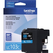 Original Brother LC103C Innobella  High Yield Cyan Ink Cartridge - Ink