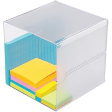 Deflecto DEF 350401 Stackable Cube Organizer - 6 Height X 6 Width X 6 